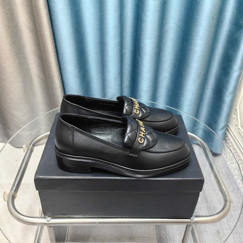 Ch*el leather shoes